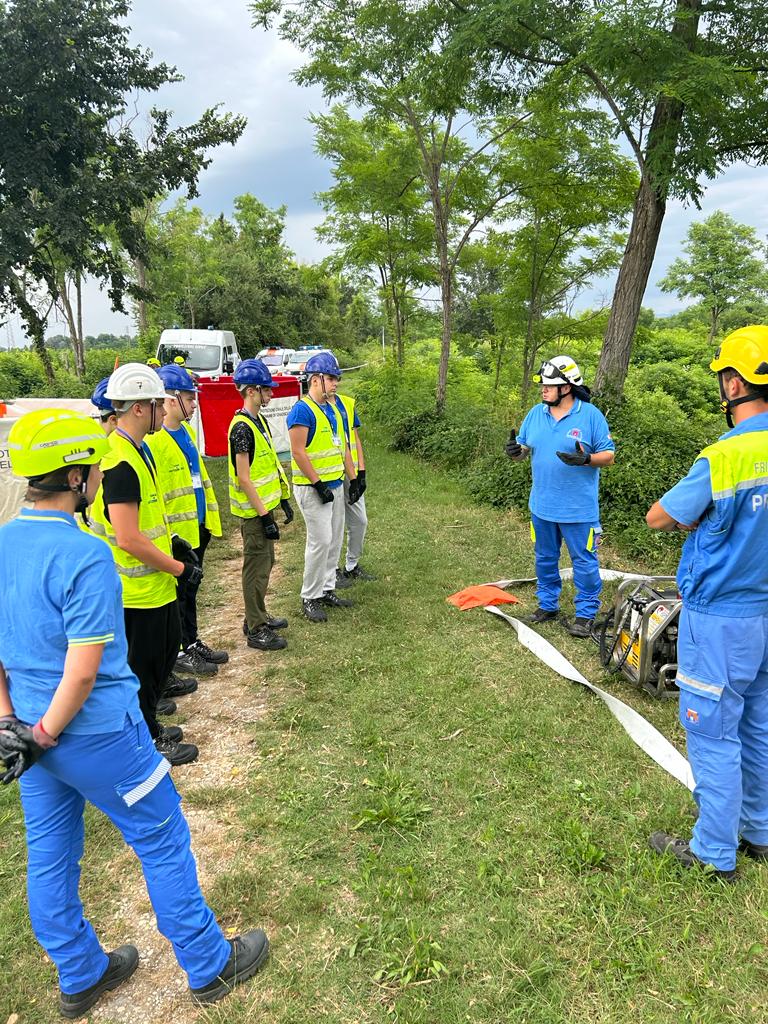 Campo scuola di Protezione Civile a Turriaco